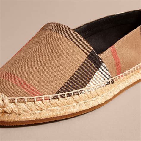 burberry pattern loafers|burberry espadrilles women's sale.